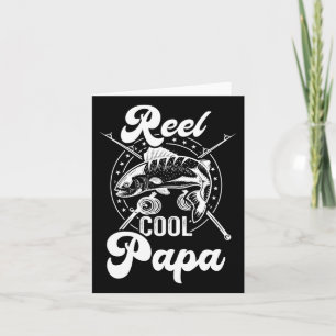 Carte Reel Cool Papa Pêche Grandpa Pour Fête des pères B