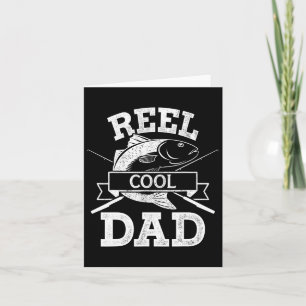 Carte Reel Cool Papa Pour Pêche Fête des pères Anniversa