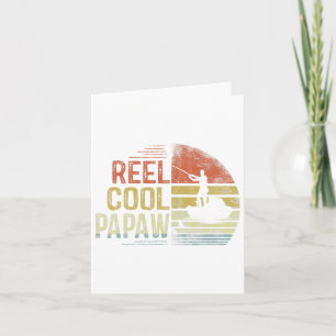 Carte Reel Cool Papaw Pêche Cadeaux Papaw Anniversaire V