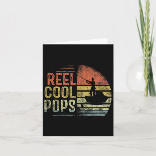 Carte Reel Cool Pops de pêche Cadeaux Pops Anniversaire