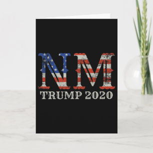 Carte Réélection de Trump Tee Nouveau-Mexique Fière élec