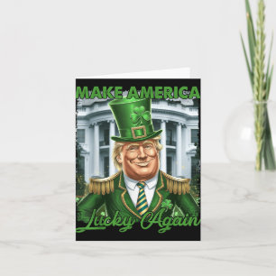Carte Refaire l'Amérique chanceuse encore Irlande Trump