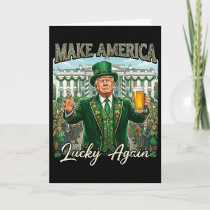 Carte Refaire l'Amérique chanceuse encore Trump St Patri