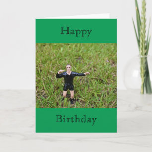 Carte Referee Soccer/Football Happy Birthday Card