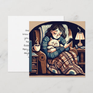 Carte Réfléchissez à votre sujet   Un ami malade chroniq