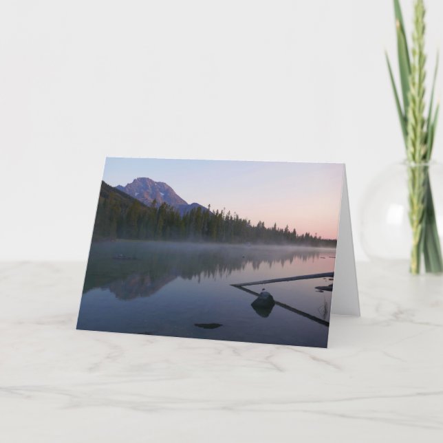 Carte Reflet du lever de soleil à String Lake II (Devant)
