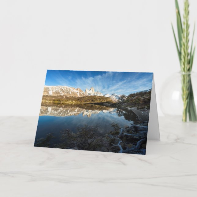Carte Réflexion de Patagonia (Devant)