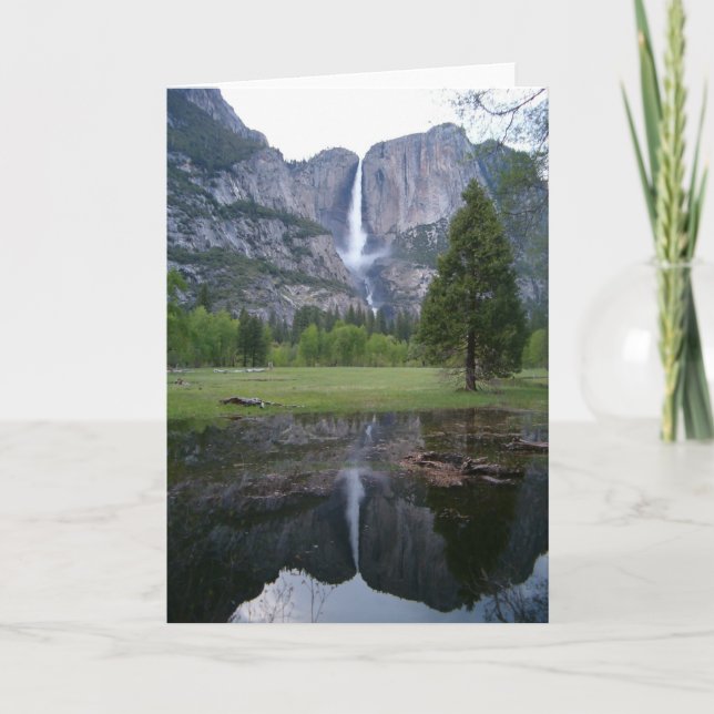 Carte réflexion de Yosemite Falls (Devant)