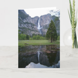 Carte réflexion de Yosemite Falls