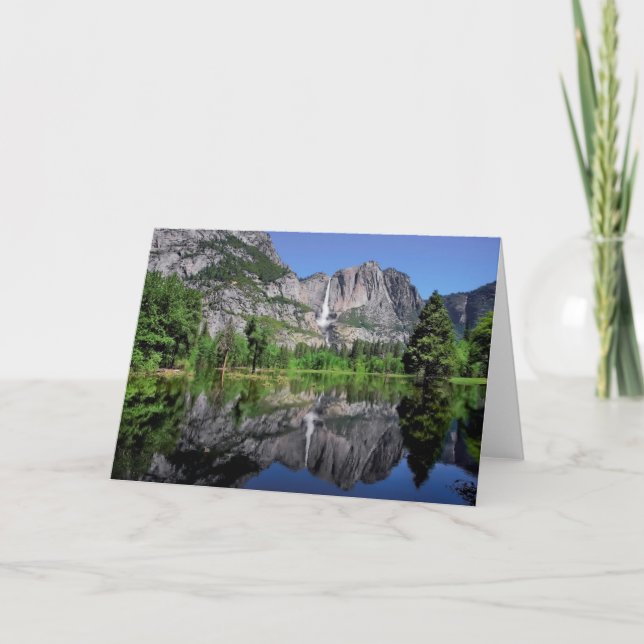 Carte Réflexion de Yosemite Falls (Devant)
