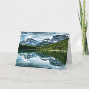 Carte Réflexion élevée de lac