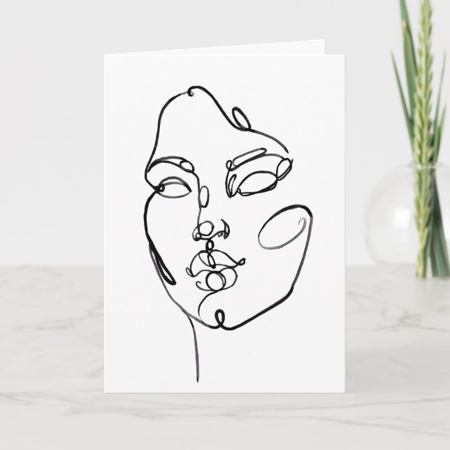 Carte Réflexions linéaires - Face (Devant)