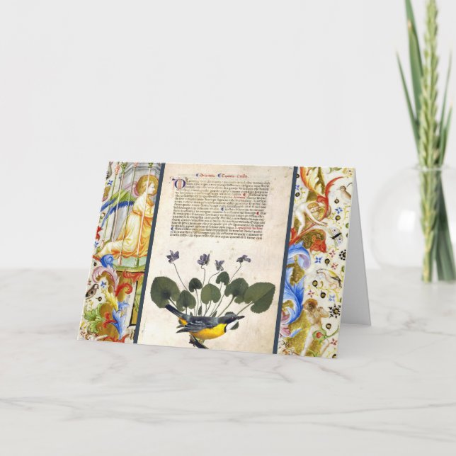 Carte Réflexions lumineuses Salutation (Devant)