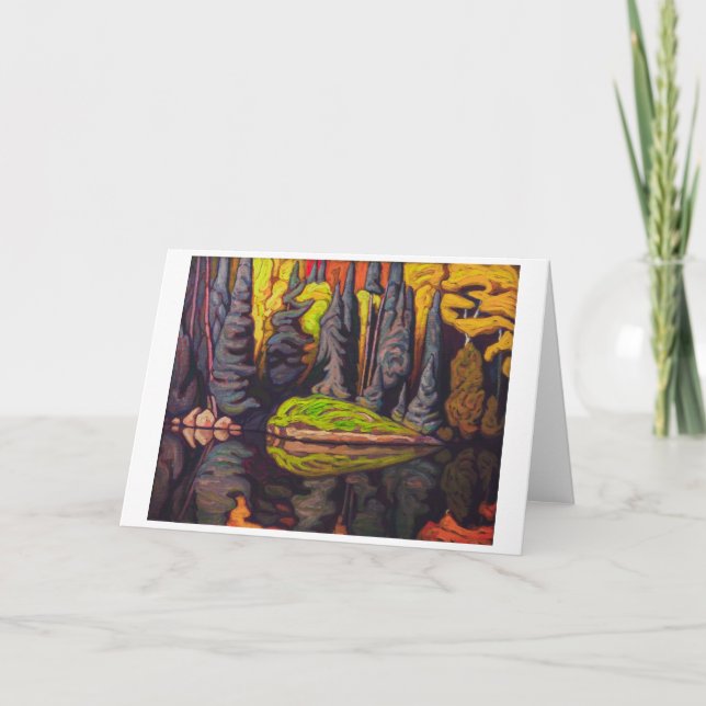 Carte Réflexions, Sand Lake, Algoma | Lawrence Harris | (Devant)