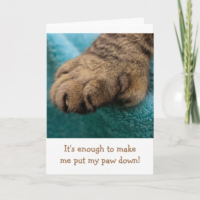 Carte Réflexions sur le cancer drôle (Devant)