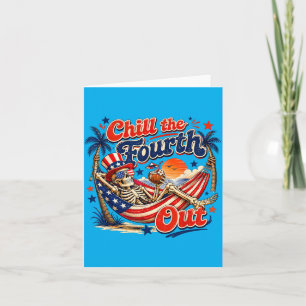 Carte Refroidir le quatrième patriotique de la plage de