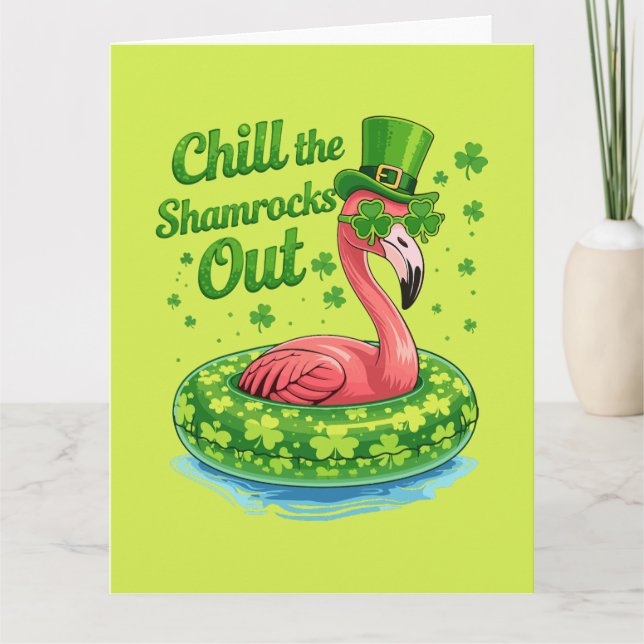 Carte Refroidir les trèfles drôle  St Patrick's Day (Devant)