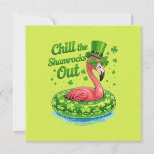 Carte Refroidir les trèfles drôles Fête de la Saint-Patr