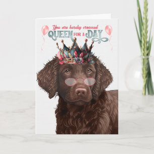 Carte Refroidisseur recouvert de boudin Queen Day Funny