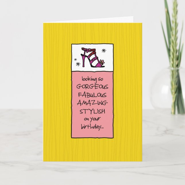 Carte Regard fabuleux sur votre anniversaire (Devant)