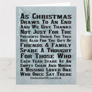 Carte Regardant un fauteuil vide