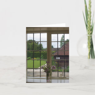 Carte Regardez la fenêtre de Jane Austen au Cottag Chawt