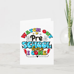 Carte Regardez Le collège ici Je Reviens Drôle À