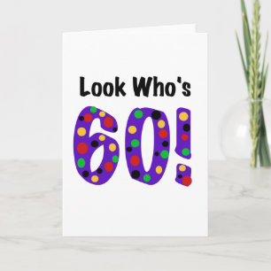 Carte Regardez qui a 60 ans