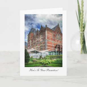 Carte Reijks Museum, Félicitations pour la promotion