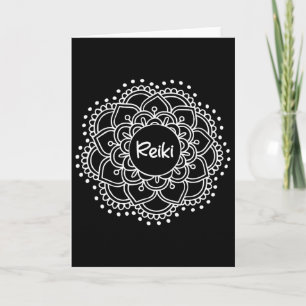 Carte Reiki Mandala . Tee Yoga Inspirant