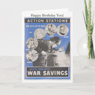 Carte Réimpression de l'affiche britannique de guerre.