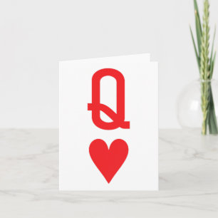 Carte Reine Des Cœurs Roi Des Cœurs Couple Assorti Femme