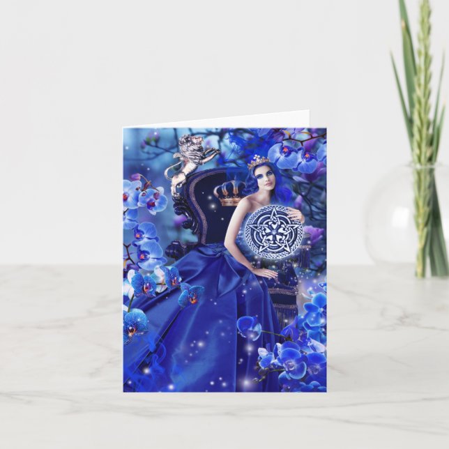 Carte Reine des pièces (Devant)