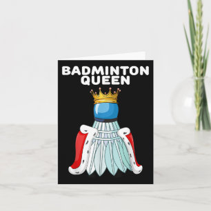 Carte Reine du badminton _ Femmes Chemise du badminton _