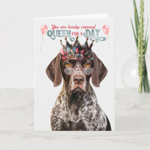 Carte Reine du chien pointer à poil court pour la journé
