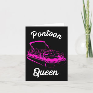 Carte Reine du ponton Capitaine du ponton Fête sur le po