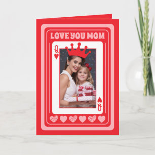Carte Reine Maman De Mon Cœur Fête Des Mères Personnalis