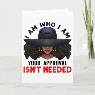 Carte Reine Noire Dames Afro-Américaines Naturellement B