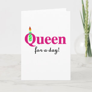 Carte Reine pendant un jour