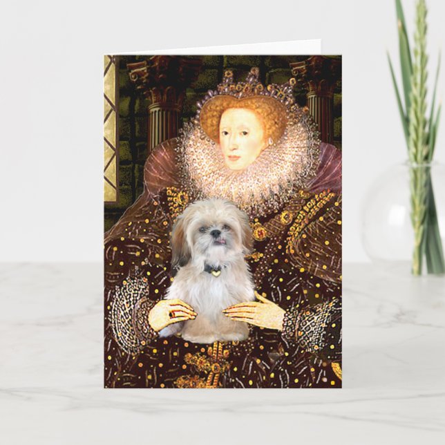 Carte Reine - Shih Tzu (P) (Devant)