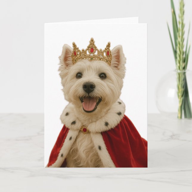 Carte Reine Westie (Devant)