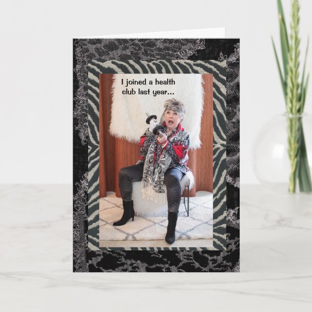 Carte Rejoindre un club de santé signifie y aller réelle (Devant)