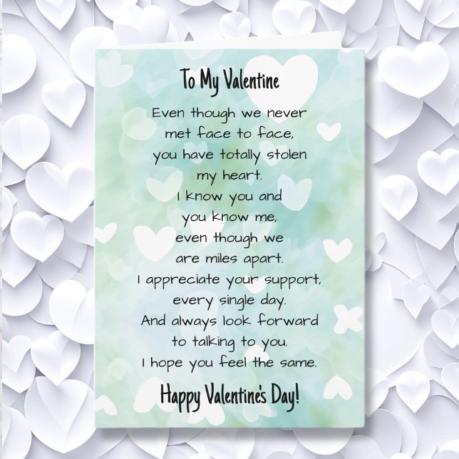 Carte Relation longue distance Saint-Valentin (Créateur téléchargé)