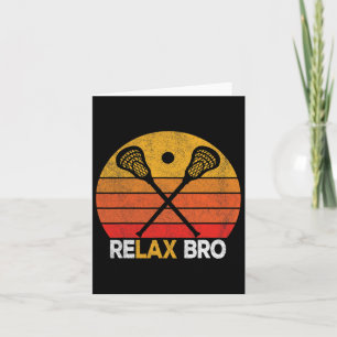 Carte Relax Bro Drôle Cité de crosse Crosse Vin