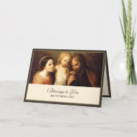 Carte religieuse catholique de la Sainte Famille F