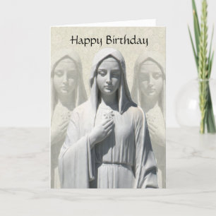 Carte religieuse d'anniversaire pour une religieus