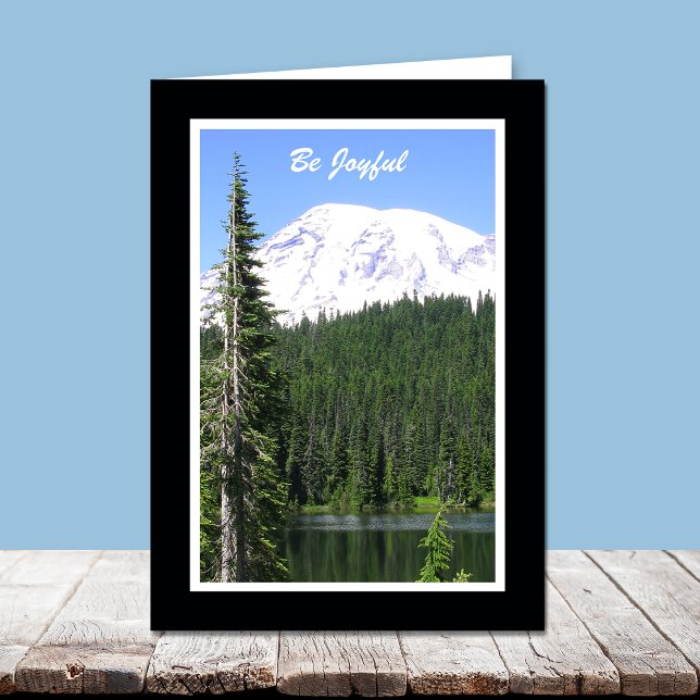 Carte religieuse d'anniversaire — Soyez Joyeux (Créateur téléchargé)