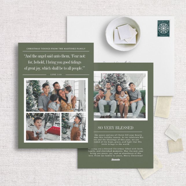 Carte religieuse de Noël avec devis (Créateur téléchargé)