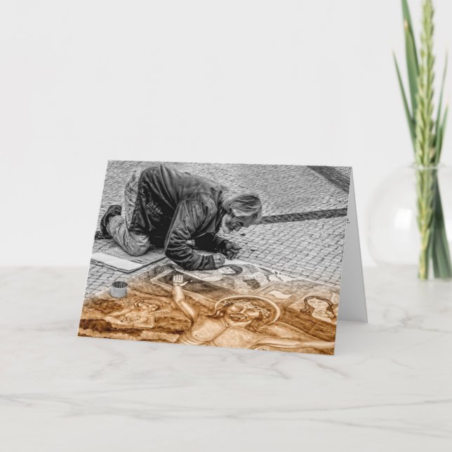 Carte religieuse de Noël avec John Verse à l'intér (Devant)