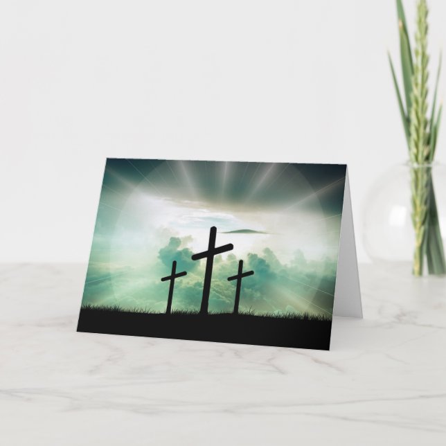 Carte religieuse de Pâques personnalisée (Devant)